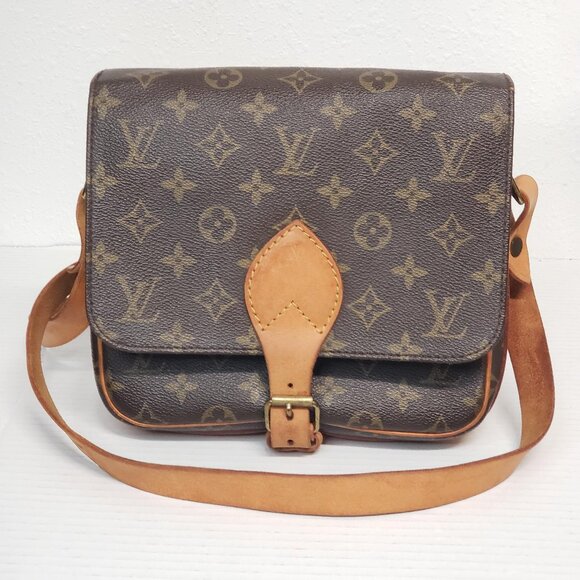 Louis Vuitton Cartouchiere MM Brown Monogram Shoulder Bag lux-319-092225 - Picture 1 of 16